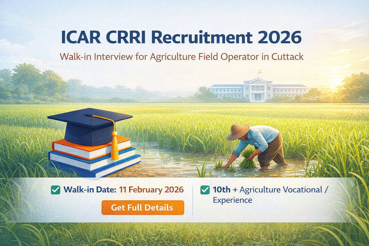 ICAR CRRI Recruitment 2026