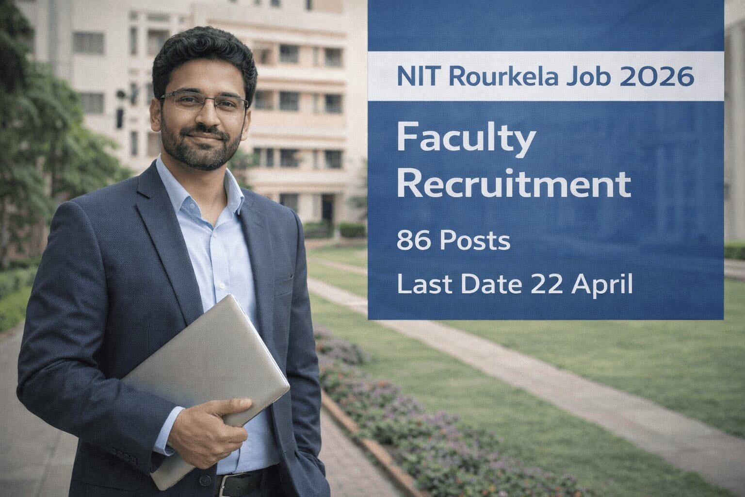 NIT Rourkela Faculty Recruitment 2026 professor vacancy notification