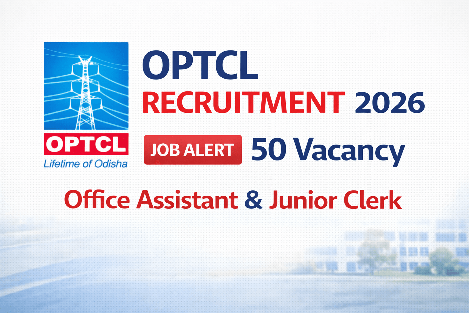 OPTCL Recruitment 2026 notification office assistant mt jmt vacancy