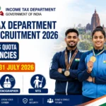 Income Tax Department Odisha Recruitment 2026 notification for 12 Sports Quota vacancies of Tax Assistant, Stenographer Grade-II and MTS posts