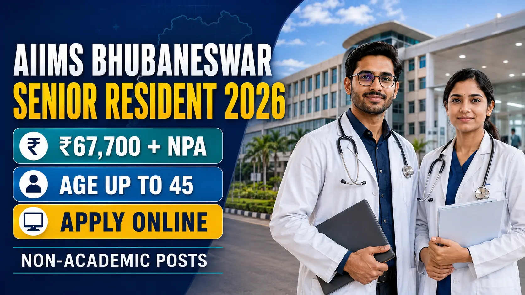 AIIMS Bhubaneswar Senior Resident Recruitment 2026