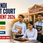 Kalahandi District Court Recruitment 2026 notification for 17 Junior Clerk, Junior Typist, Copyist, Stenographer Grade III and Salaried Amin vacancies