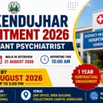 DMF Kendujhar Recruitment 2026 Consultant Psychiatrist