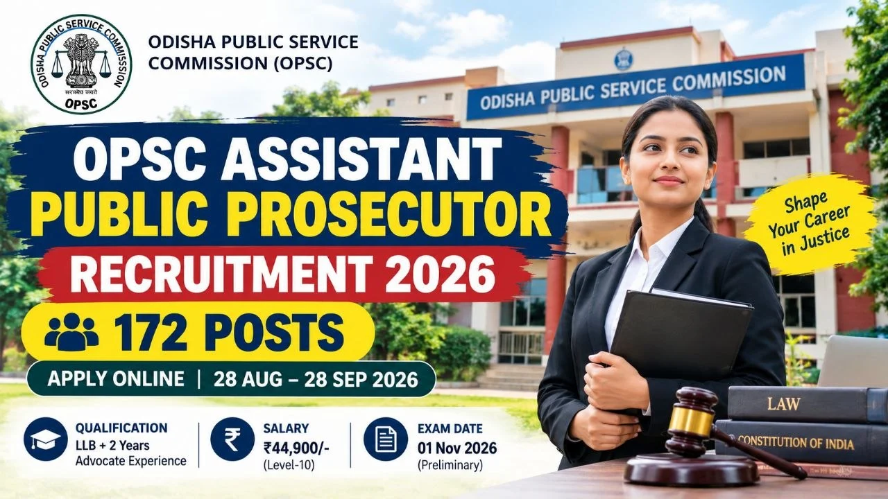 OPSC Recruitment 2026