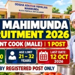 OAV Mahimunda Recruitment 2026 – Assistant Cook