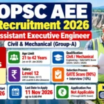 OPSC AEE Recruitment 2026 for 758 Assistant Executive Engineer Civil and Mechanical posts